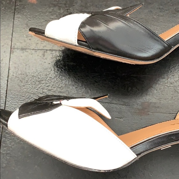 Badgley Mischka leather peep toe slingback classic - Picture 12 of 16